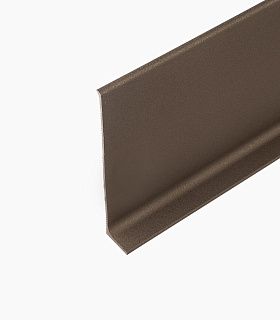 Алюминиевый напольный плинтус Русский профиль, анодированный шампань матовый, 60х11,2х2500 мм, 1 м.п